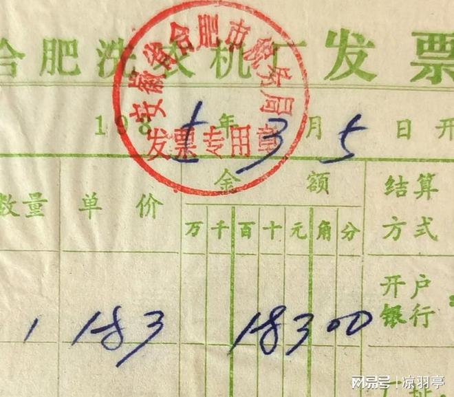 的价格单才明白那时候的东西真不便宜！米乐